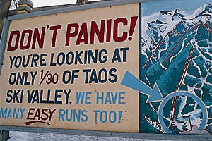 taos pic I 1000 Ernie's sense of humor is still present. (Photo by Beth Ricciardi)