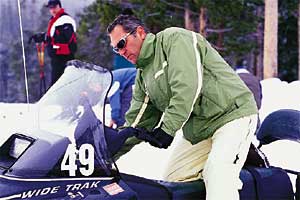 trainspotting pic H (Him) Descente Ferris Short jacket, $235, and men's waist pants, $220 Spyder Web gloves, $65Smith Zipper sunglasses, $95 Tecnica Montana boots,…