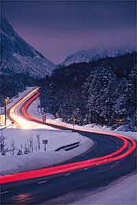 Life After Dark F 1100 Photo: David Brownell Location: Franconia Notch State Parkway, New Hampshire