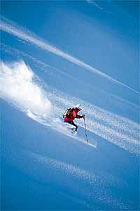 Almost a Cover: Champery, Switzerland Wish you were here? But in the best cover shots, the skier makes eye contact. Rule No. 1: Engage the reader.