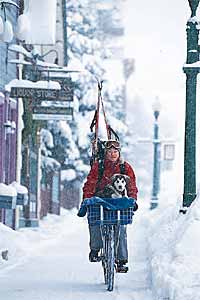 Almost a Cover: Crested Butte This photo captures the carefree magic of ski-town life. The image, however, is a bit
