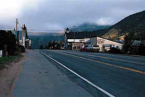 Mountain Property 1200 B Empire's main drag.