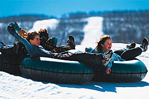 Ski Windham 1200 i Others come for tubular fun.