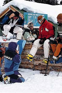 Distinguished Denver On weekend ski days, it's get up early, or get stuck.