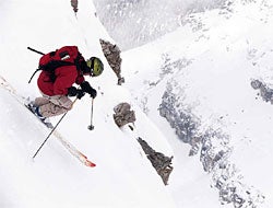 Delerium Dive Were you wondering why they call it Delerium Dive?Skier: Joe Smith. Location: Sunshine Village, Alberta.