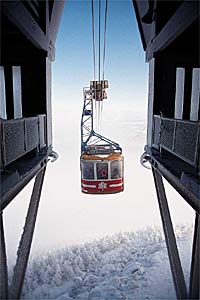 Jay Peak Top of the Stateside triple chair, one of seven lifts