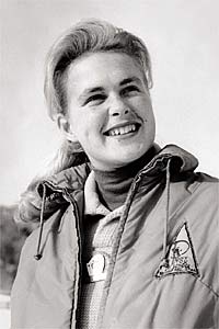 The World's Sexiest Skiers: Penny Pitou In 1960, as skiing burst onto the national scene with the first televised Winter Olympics at Squaw Valley, Calif., along came shapely blonde Penny…