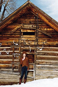 True West 1204 BLANKET STATEMENT Saguaro blanket, $165, by Pendleton; Crosscreek boots, $170, by Bà¸rn