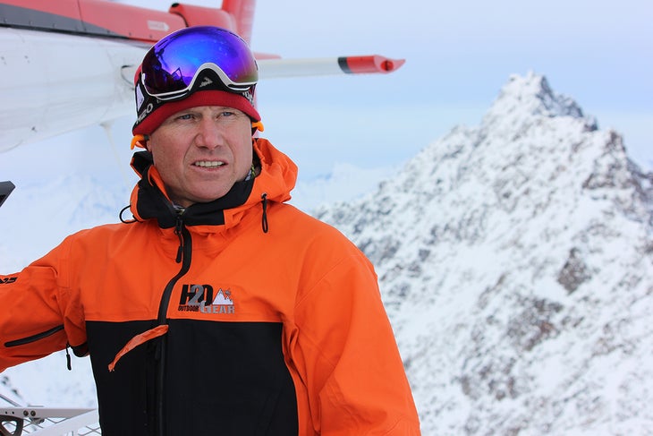 Dean Cummings Former extreme skiing world champion and heli guide Dean Cummings stands in downtown Valdez with the 5,000-foot