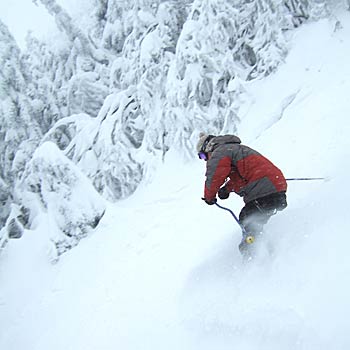 Boots Misaligned A: Here, Mike plays a knock-kneed skier, doomed forever to ski on his inside edges-unless he properly aligns his boots. He has no trouble edging, but…