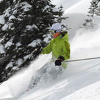 Boots Too Big B: He can't guide the skis with the part of his anatomy that's nearest the snow, so Mike must resort to using the mass of his upper body. He swings…