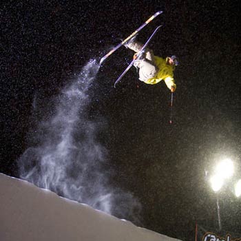 Let's Ski KOrea You never know what you'll see on the South Korean slopes. A swig of Confidence could help you tackle the nigh-skiing scene.
