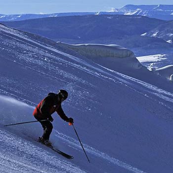 Turning Points, March 2005 Your body will be most angulated at the apex of the turn. If you have level shoulders, you'll have the power to make your skis bend and hold.