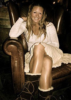 Jessica Kelley The Vermont native gets cozy by the fire in New Zealand. Jessica is a two-time NorAm GS champ ('03, '05) and a