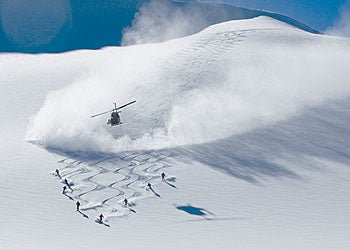 Mike Wiegele Helicopter Skiing Blue River, B.C Lodging ina village of log-built chalets;three- to seven-day packages($3,477—$10,990). No addedfees for extra vertical.…