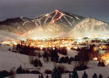 Sun Valley Resort, ID Grab the Spring Ski Package at Sun Valley for $70 and you'll get one night and one ticket. Sunvalley.com PHOTO: Sun Valley Resort