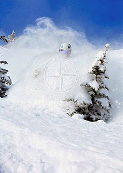 Tamarack, ID Over-the-head powder at Tamarack, which received 17 inches last week.Photo Courtesy of Tamarack Resort
