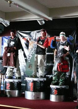 Suzuki Halfpipe Jams The Suzuki Halfpipe Jams took place across the US this winter. Here Nate Mott takes first place for men's snowboarding, with Dave Brumm and Kyle…