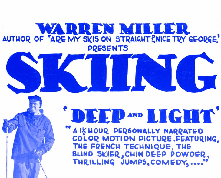 1950_Deep-and-Light Warren Miller's Deep and Light Poster