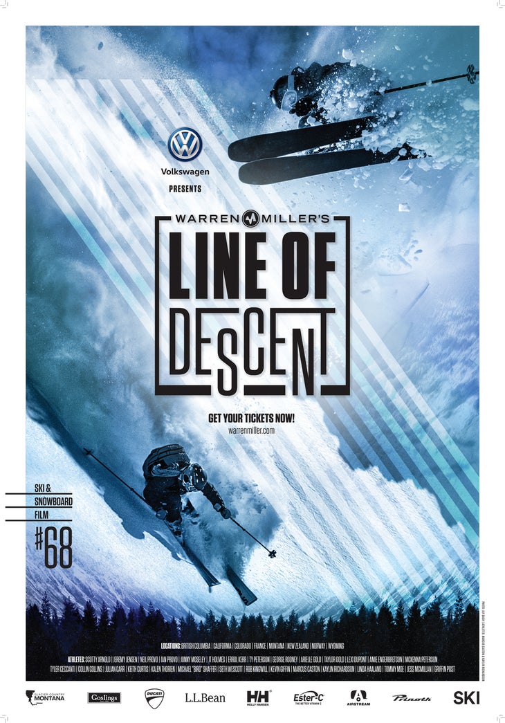 2017_LOD_Poster_27x39 Warren Miller's Line of Descent