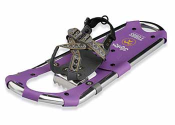 Storm (Kids) This lightweight, durable, maintenance-free snowshoe offers great maneuverability for little legs. Also available in blue.tubbssnowshoes.comPHOTO:…