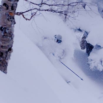Hokkaido Pow Steep and deep.PHOTO: Wataru