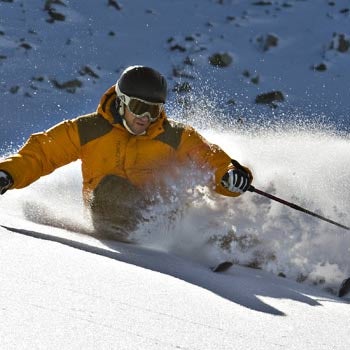 Whistler The Godfather ski'eth.