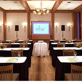 Conference Room with Display Dog Days of Fall PackageBring Fido with you - Sky Hotel is a pet-friendly hotel.Package includes: Guest room accommodations for two nights, Dog…