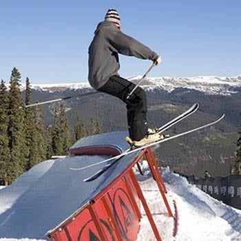 Keystone Opening Day 2007 The A51 Terrain Park crew has several wall rides, culverts, C boxes, and more. PHOTO: Keystone Mountain