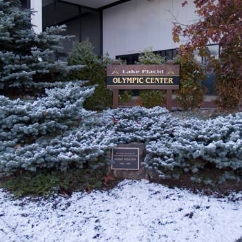 Lake Placid, NY This picture was taken outside the Olympic Center in Lake Placid, site of the 1980US Hockey Team's Miracle on Ice. Many local teams and figure…