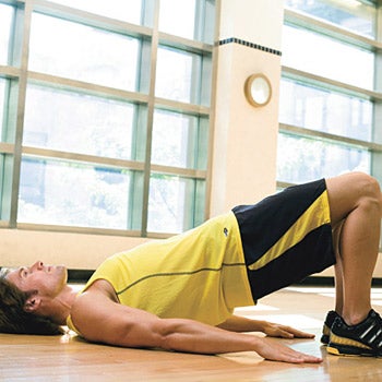 SLIDING BRIDGE (part one) Back, glute and hamstring strengthening exercise: Sliding Bridge