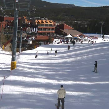 The Base Most of the crowd seemed to be locals from Colorado enjoying their fifth or sixth day of skiing this season.