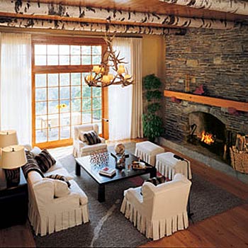 Most Crackling Private Fireplace None