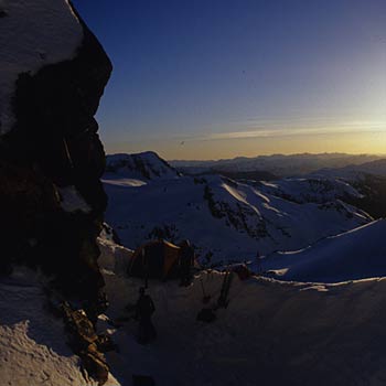 Spearhead Traverse This horseshoe-shaped Silk Road, quietly pioneered by Canadian skiers, begins in Blackcomb and ends at Whistler. Find out more here.