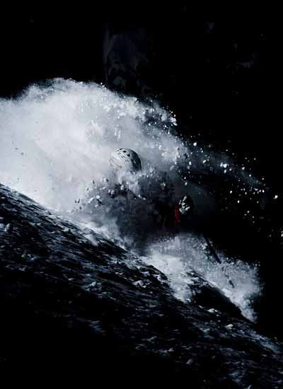 Night Powder Skier: Tobin Seagel Location: Blackcomb, British Columbia