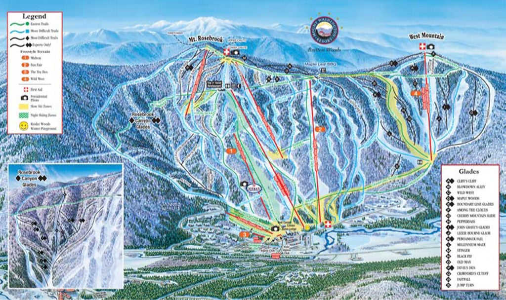 Trail Map Bretton Woods Bretton Woods