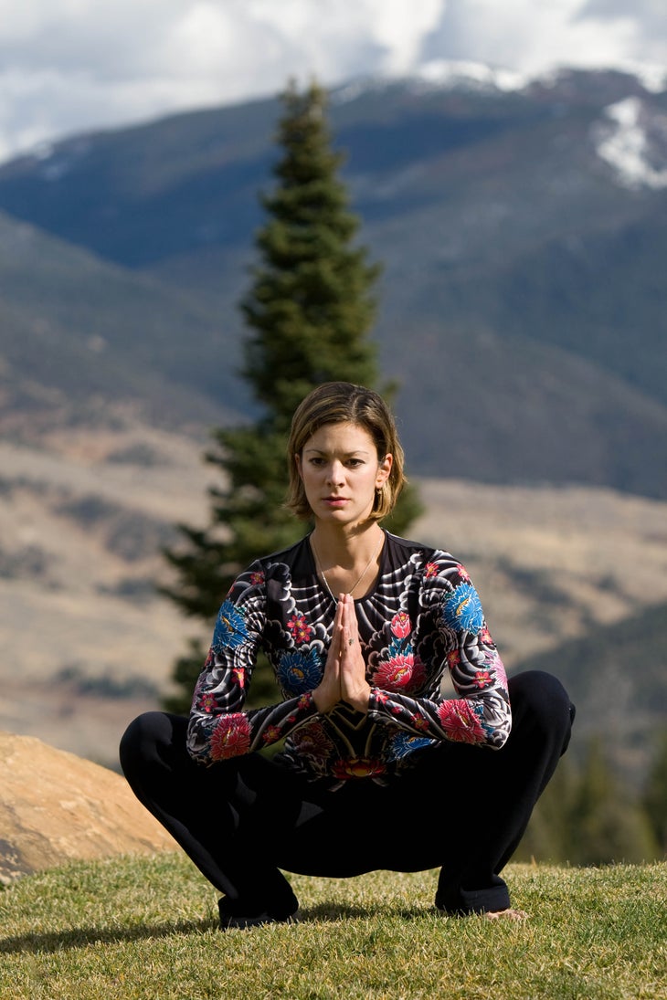 Yoga Squats: Position 1 None