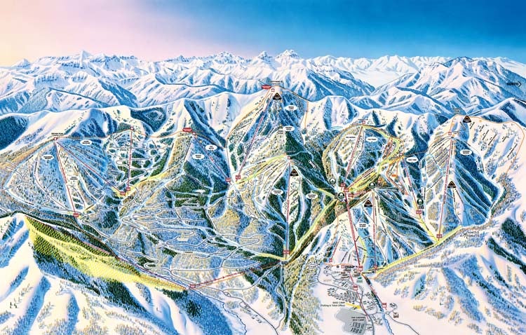 Canyon Ski Resort Map Skiing The Canyons - Ski Mag