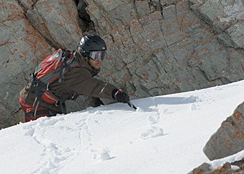 Climbing up to ski down To read updates on this expedition, go to skiingmag.com/antarctica.