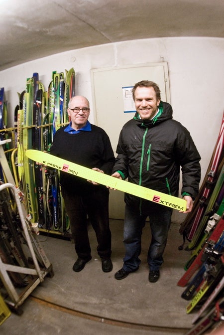 Kastle President Sigi Rumpfhuber with Horst Wehninger None