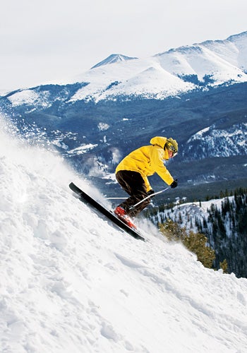 Ski, Ski, Ski From the look of things on Peak 10's Cimarron Trail, the current trend is boom, boom, boom.