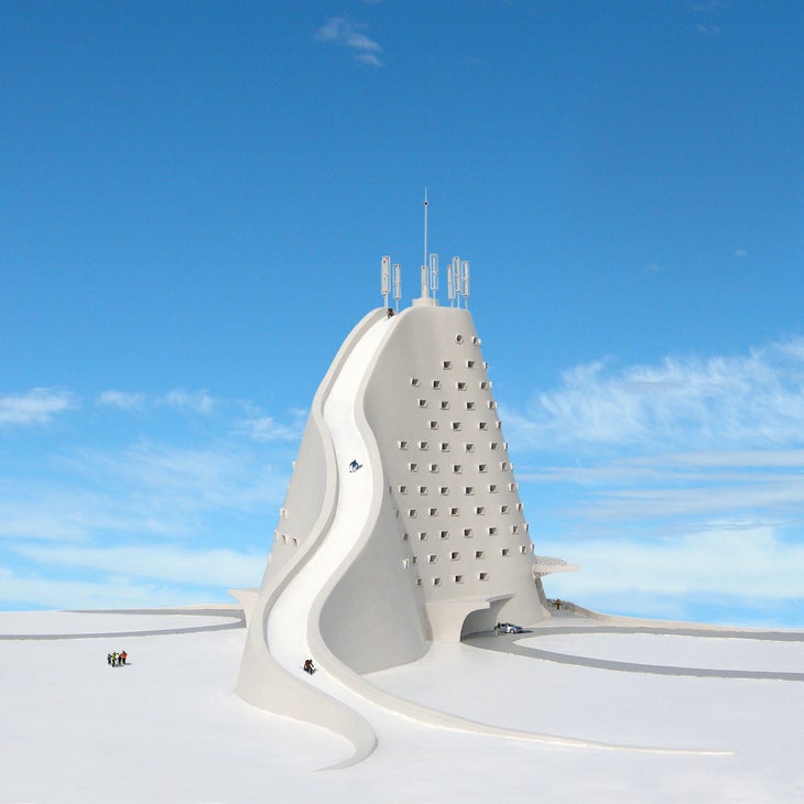 Vision for the Future A skier will see one thing right away when looking at the design for the 95-room luxury North Slope Ski Hotel—an actual ski slope. “I had never seen…