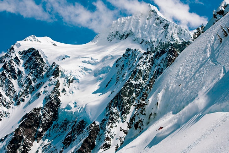 Erich Kunz in the Mt. Baker backcountry, WA None