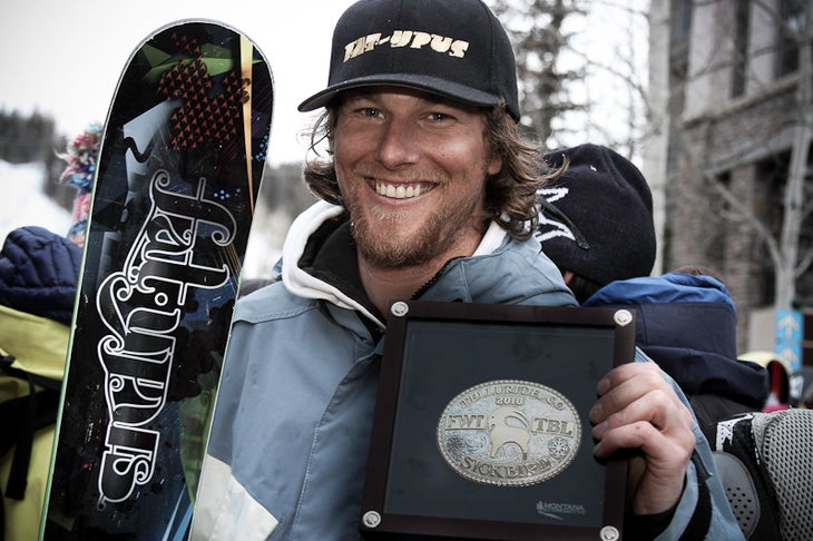 FWT Telluride: Kent Hyden Here's fifth place finisher Kent Hyden, from Alta, Utah, celebrating after the final day.