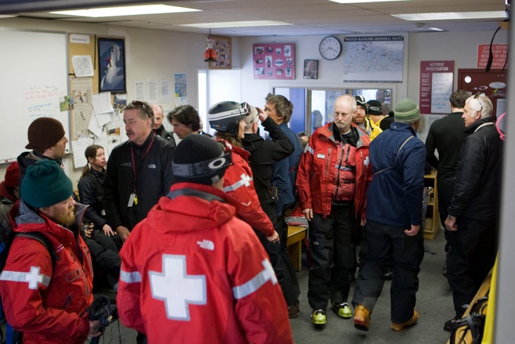 Morning Meeting Blackcomb's avy forecasters start everyday at 6am. This gives them a chance to read weather updates and make a plan for any necessary avy control…