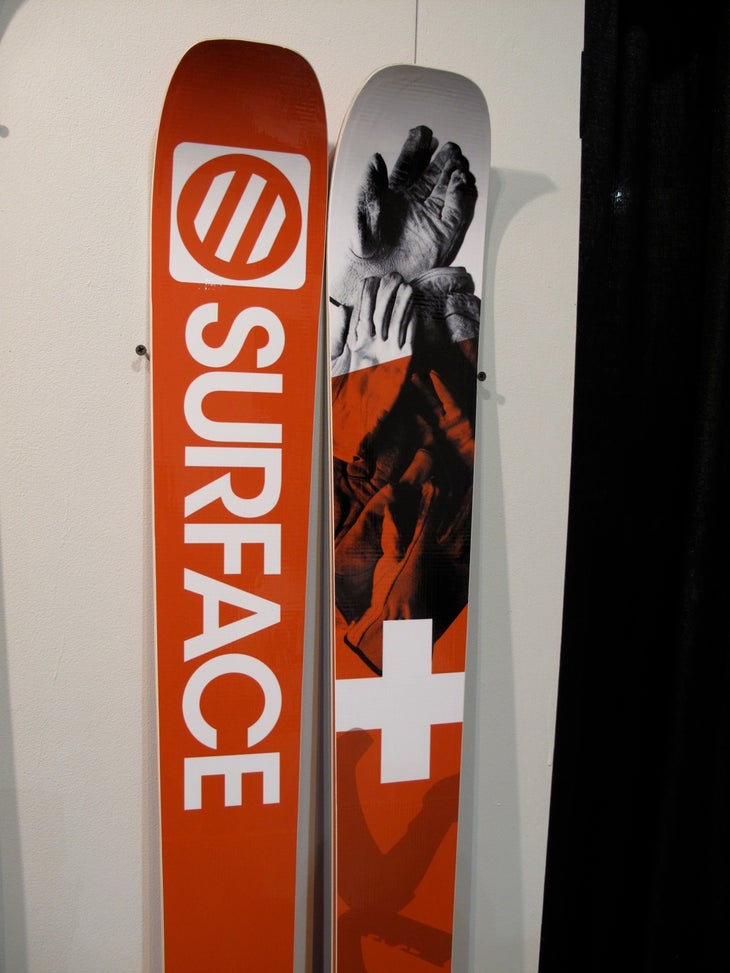 Surface Save Life Skis Salt Lake City-based Surface Skis has designed a new topsheet for fall 2010 that will be sold direct to ski patrollers and backcountry safety…