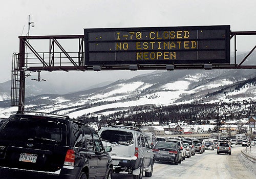 #9 Avoid Traffic on Colorado's I-70 Traffic is increasing on many of skiing's major corridors, such as Colorado's I-70.TO TELL US YOUR NEW YEAR'S RESOLUTION AND ENTER FOR A CHANCE TO…
