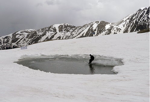 A-Basin Pond-Skimming Arapahoe Basin’s Reveal Lake, one of few natural ponds, melts each spring at mid-mountain. Its glacial blue waters hold its own festival every day,…