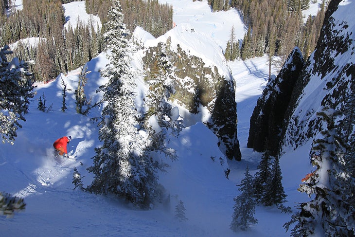 Dropping into Skookum Chute The wind plays a big part in skiing Mission Ridge. Like any windy spot, this can be both a blessing and a curse. Fortunately at Mission Ridge it is…