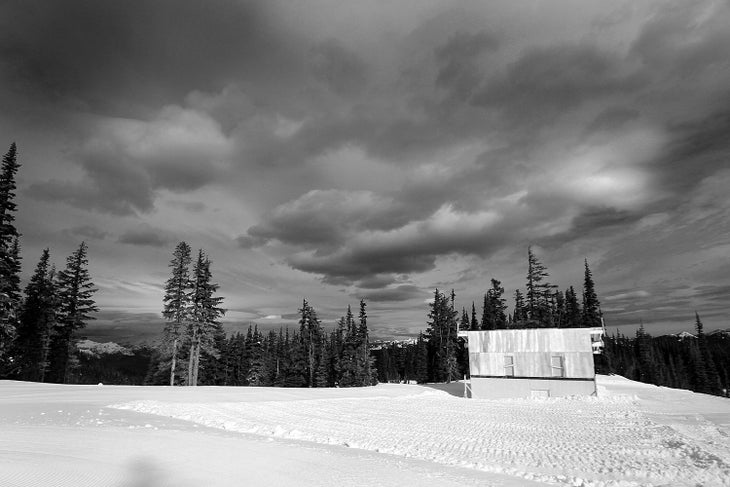 Mid-Mountain Lodge The lodge will occupy the area that is packed out in the foreground. The structure visible are the composting toilets. They are comparable to the…